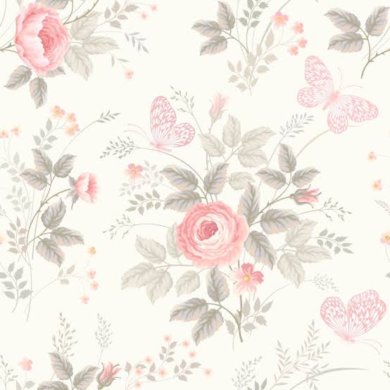 papel de parede florido rosas