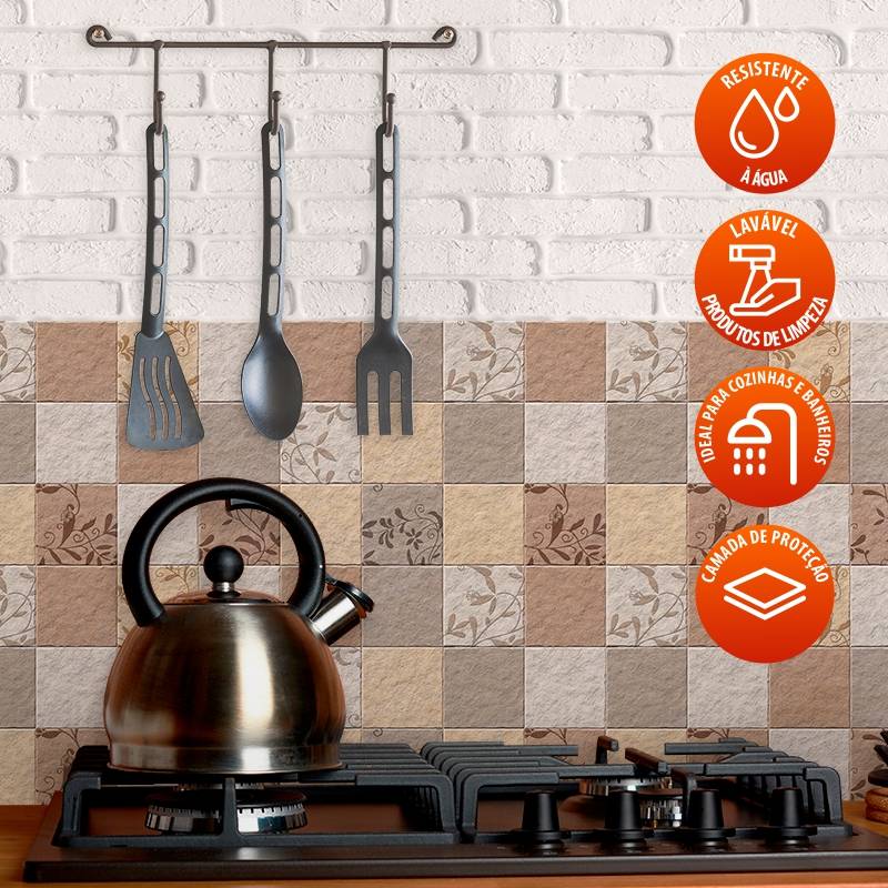 Papel de parede para cozinha: lavável ou não? - Blog da Inove